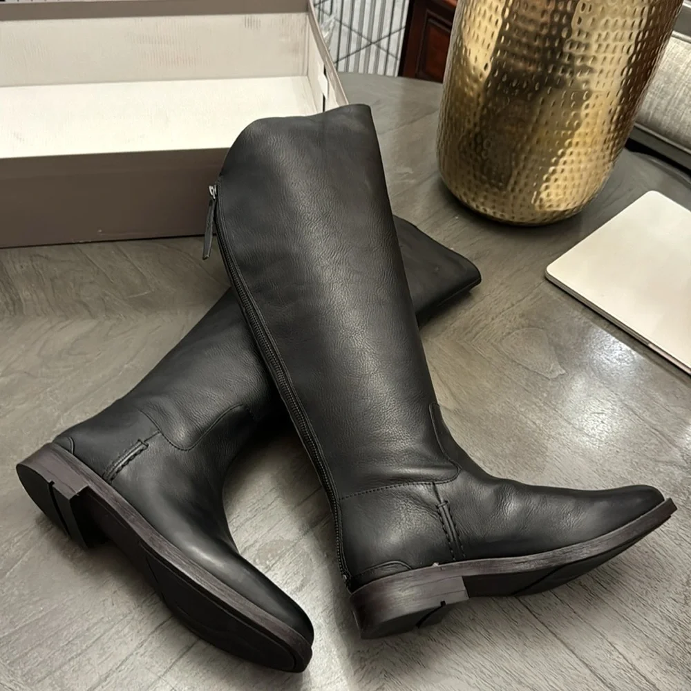 FRANCO SARTO Meyer Knee High Riding Boots (WIDE) (WIDE CALF)